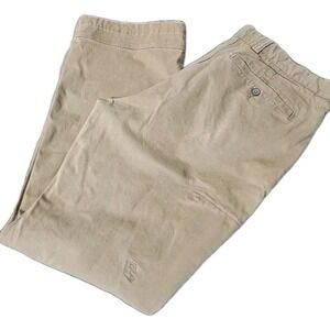 Duluth Pants Flex Ballroom 36 x 32 Beige Khakis Straight Leg Hiking Outdoors Men